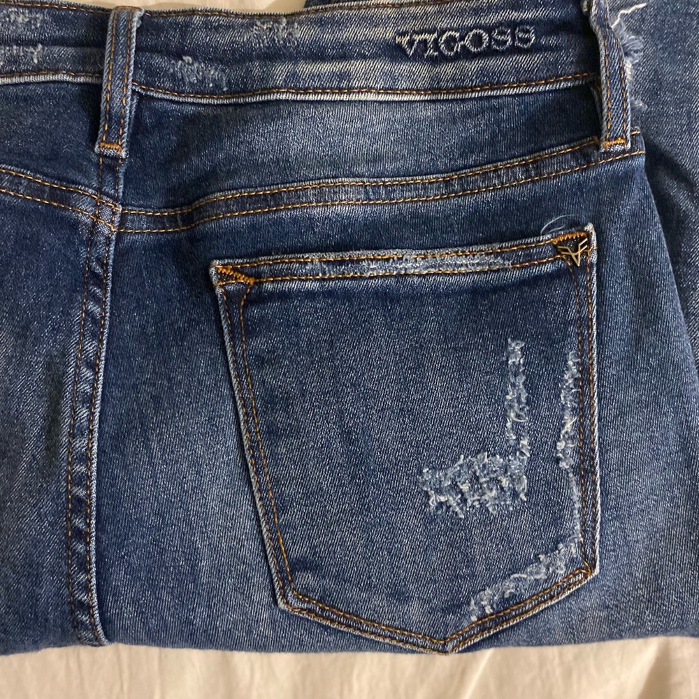 Vigoss Blue Skinny Jeans with Stretch - Picture 4 of 7
